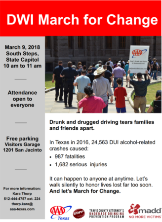 Flyer | DWI March for Change